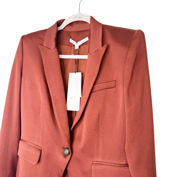 NWT Veronica Beard Athens Dickey Jacket Blazer Clay Size 6 - Picture 5 of 14
